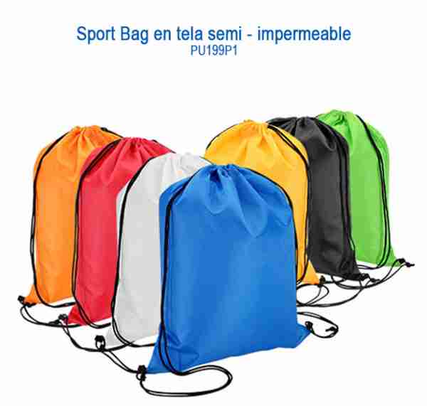 Sport bag en tela semi impermeable Publimarkca Artículos Promocionales