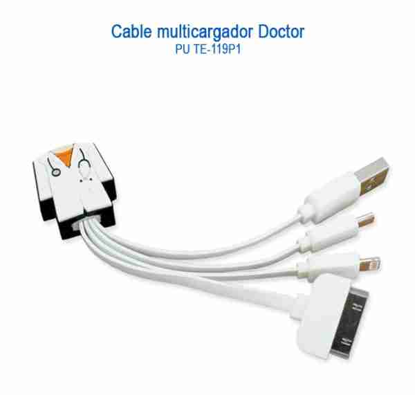 Cable multicargador doctor Publimarkca Artículos Promocionales