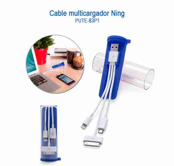 Cable Multicargador Ning Publimarkca Art Culos Promocionales